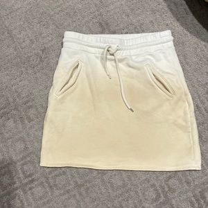 Hours Cream Ombre Malika Mini Skirt XS